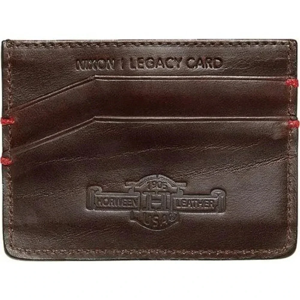 Nixon Legacy Card Wallet, dark brown